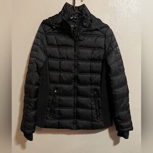 Nautica Black Puffer Jacket for Women